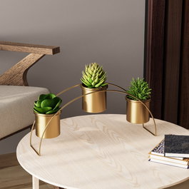 Aberto Design GED-012 Accesorio Decorativo de Metal Dorado